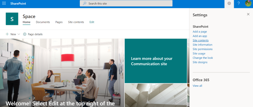 SharePoint Spaces
